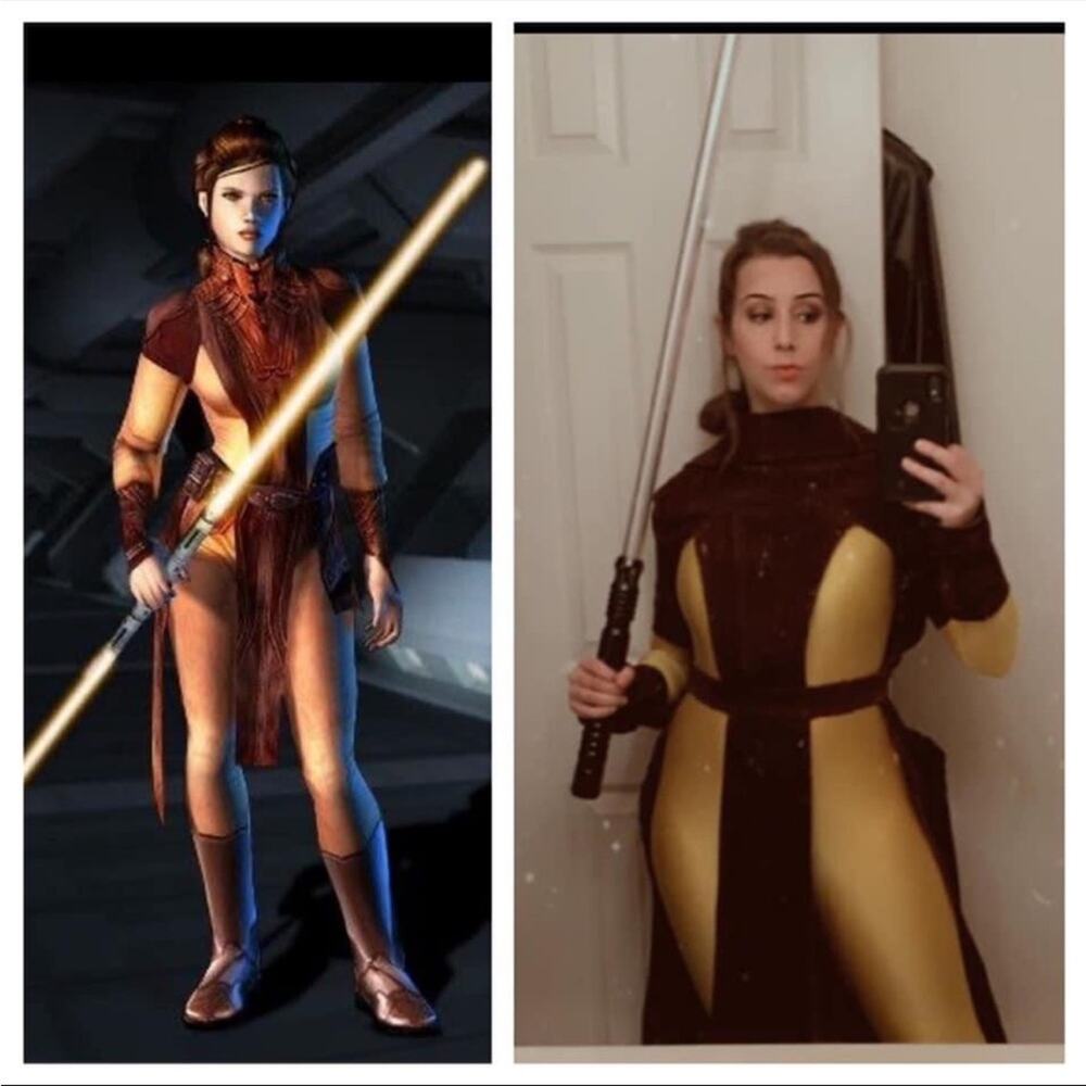 Star Wars Bastilla Shan Jedi cosplay costume